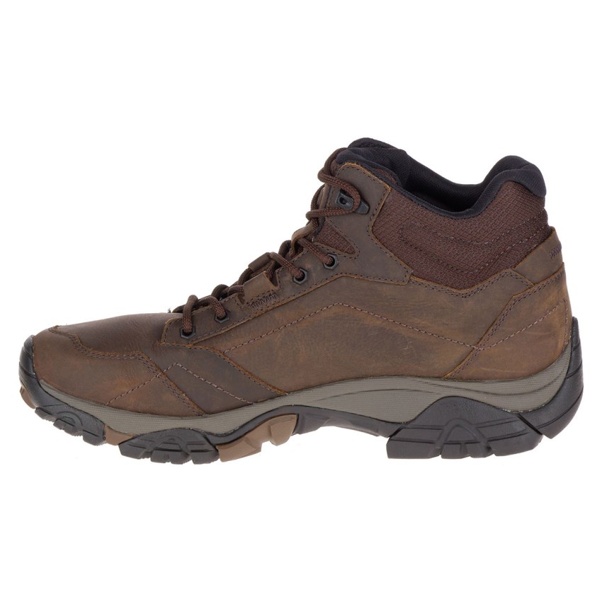 Bottes Merrell Moab Adventure Mid Waterproof Marron Foncé Homme | S.V.WVAI